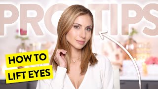 HOW TO LIFT THE EYES WITH MAKEUP! EASY TIPS!