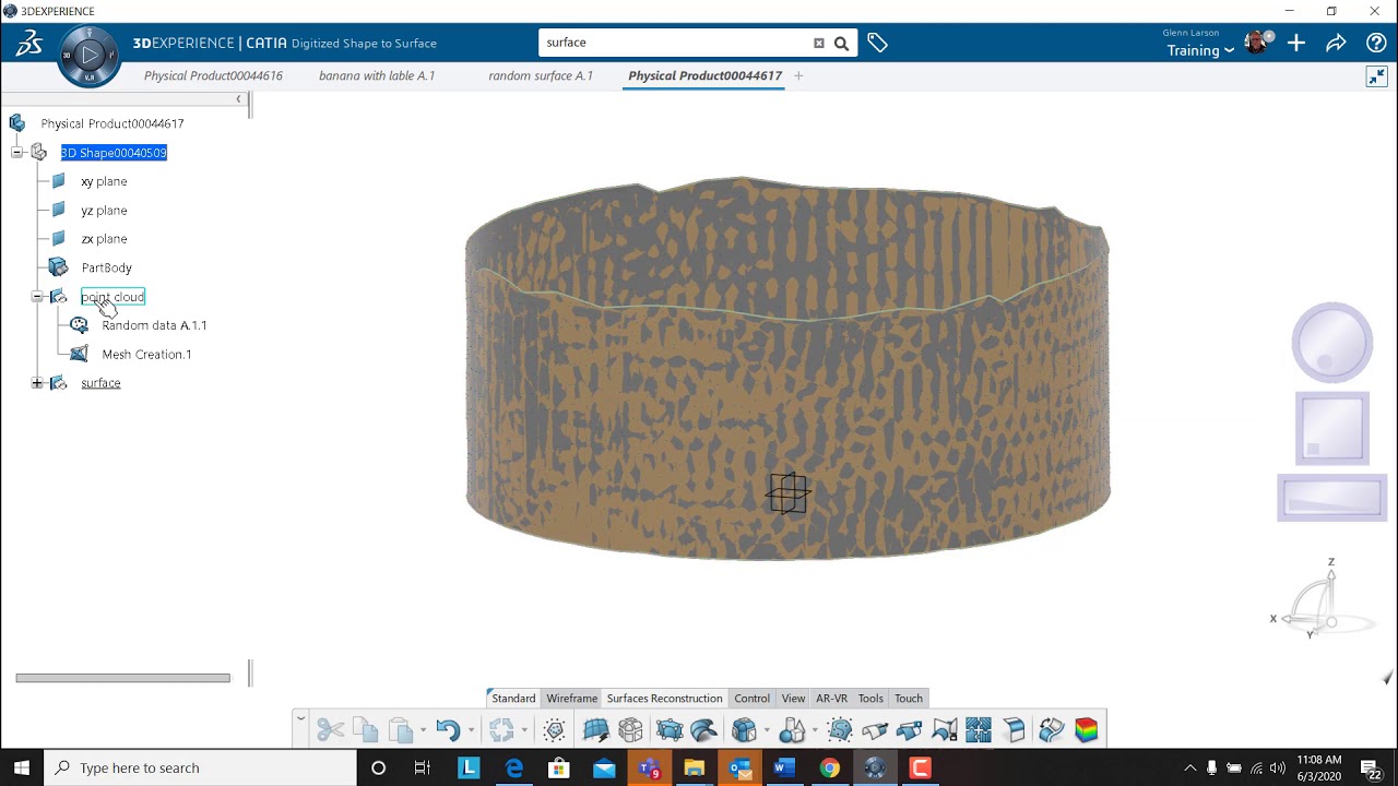 3d experiance point cloud manipulation - YouTube