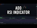 How to Add RSI Indicator in TradingView (Relative Strength Index)