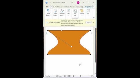 Curve shape in Ms Word #mswordtricks #mswordforbeginners #msword_computer
