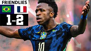 A MEDIOCRE Brazil Loses to France... time to bench Vinicius Jr.