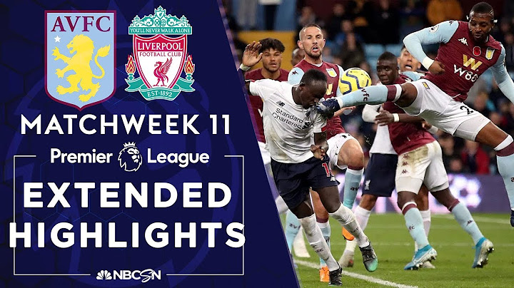 Aston Villa v. Liverpool | PREMIER LEAGUE HIGHLIGHTS | 11/02/19 | NBC Sports