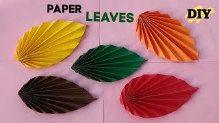DIY PAPER LEAVES/How to Make a Paper Leaf/How to Cut a paper Leaf/Paper Leaf Cutting/Tutorial