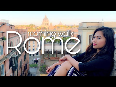 Morning Walk in Rome | Spanish Steps | Trevi Fountain | Piazza del Popolo | Jed u0026 Elinor |#VisitRome