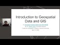 Introduction to geospatial data and gis