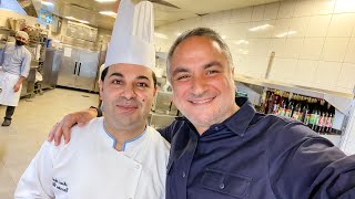 LIVE with Chef Awad at Karam el Bahr in Dubai: Seafood Paella, Salt Fish and Fried Bizri with Sauce