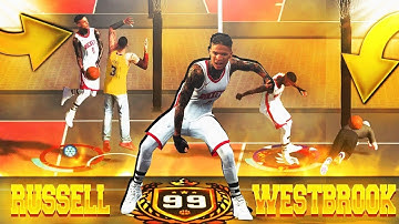 99 OVERALL RUSSELL WESTBROOK BUILD DOMINATES the *NEW* 1v1 COURT EVENT on NBA 2K20 | BEST BUILD 2k20