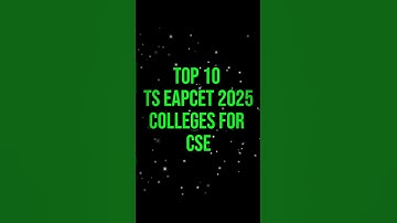 Rank to College Mapping – CSE Admissions TS EAPCET #vedantutelugu #tseapcet