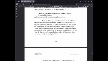 39 en azblinkAdminGuide - DNS records for SPF, DKIM, and DomainKey