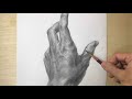 #110【生配信】東京芸大生が描く手　デッサン　 pencil  drawing