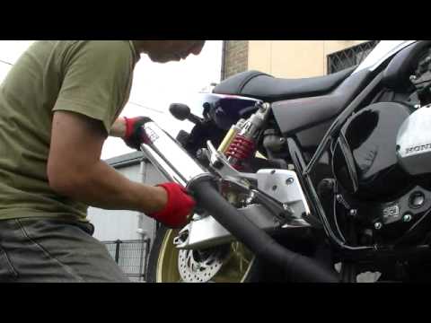 Cb400sb スリップオンマフラー交換 Youtube