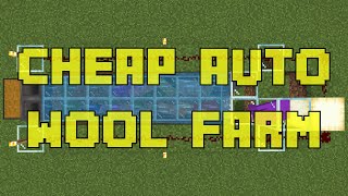 Cheap Auto Wool Farm (Bedrock) NOT WORKING, see description
