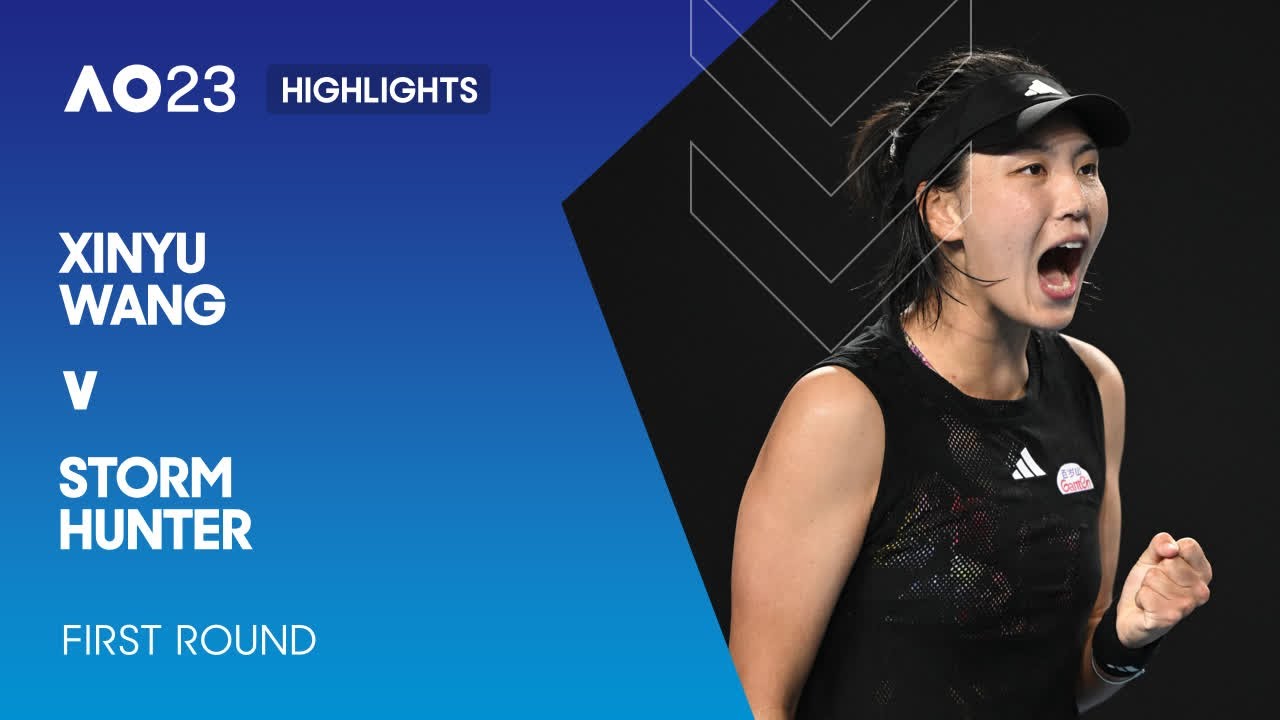 Xinyu Wang v Storm Hunter Highlights | Australian Open 2023 First Round