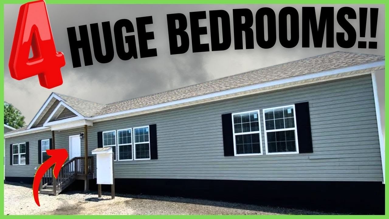 INCREDIBLE 4 Bedroom Mobile Home W Layout Unlike Any I ve Toured 