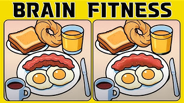 🧠🧩Spot the 3 Differences | Brain Fitness 《A Little Difficult》#62