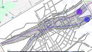 1936 Gainesville tornado paths - heavy WIP