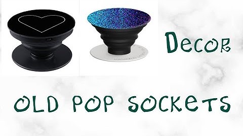 DIY pop socket/Decor Pop sockets/easy pop socket/ design old pops/budget friendly pop socketdesign