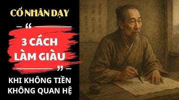 Cổ Nhân Dạy: 3 Cách Làm Giàu Khi Không Tiền Không Quan Hệ | Làm Giàu Cổ Xưa
