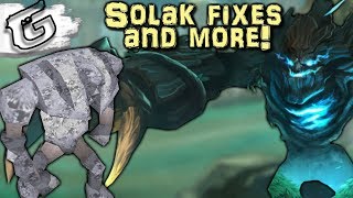 Several Solak fixes, addressing bug abuse, and more!