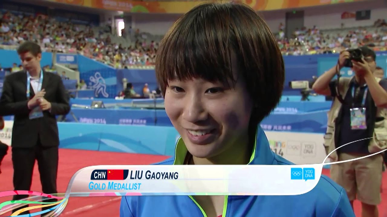 Liu Gaoyang Wins Women's Table Tennis Gold - Highlights | Nanjing 2014 ...