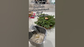 Quick bread recipe for beginners! 🍞🏕️ #homestead #cabin #breadmaking