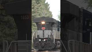 CSX 1853 (New York Central Heritage Unit) Leads CSX Geometry Train in Raleigh, NC