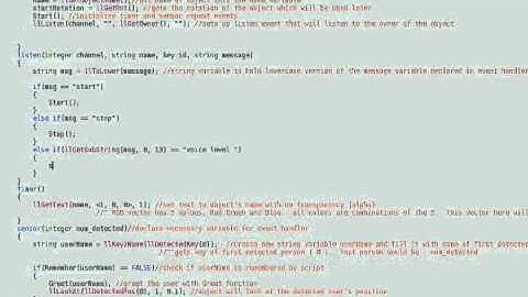 LSL Scripting Greeter Bot (Part 2)
