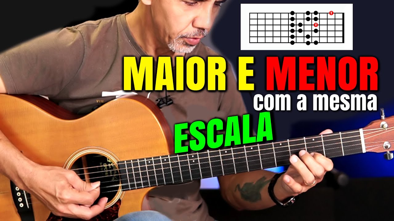 CONHEÇA A ÚNICA ESCALA PARA SOLAR TUDO - Maior e Menor - Prof. Sidimar Antunes