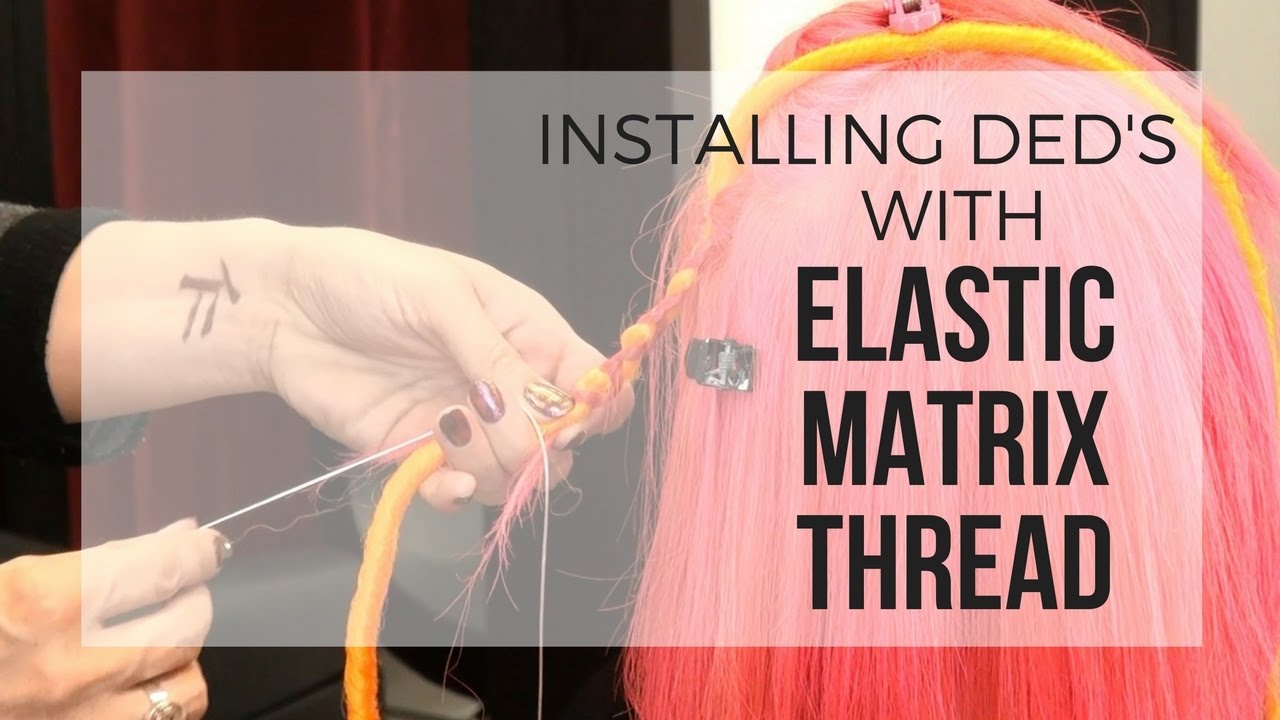 Elastic Matrix Stretchy Thread for Weaving and Braiding