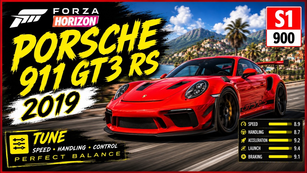 Forza Horizon – Porsche 911 GT3 RS Tuning & Street Racing! 2K Ultra ...
