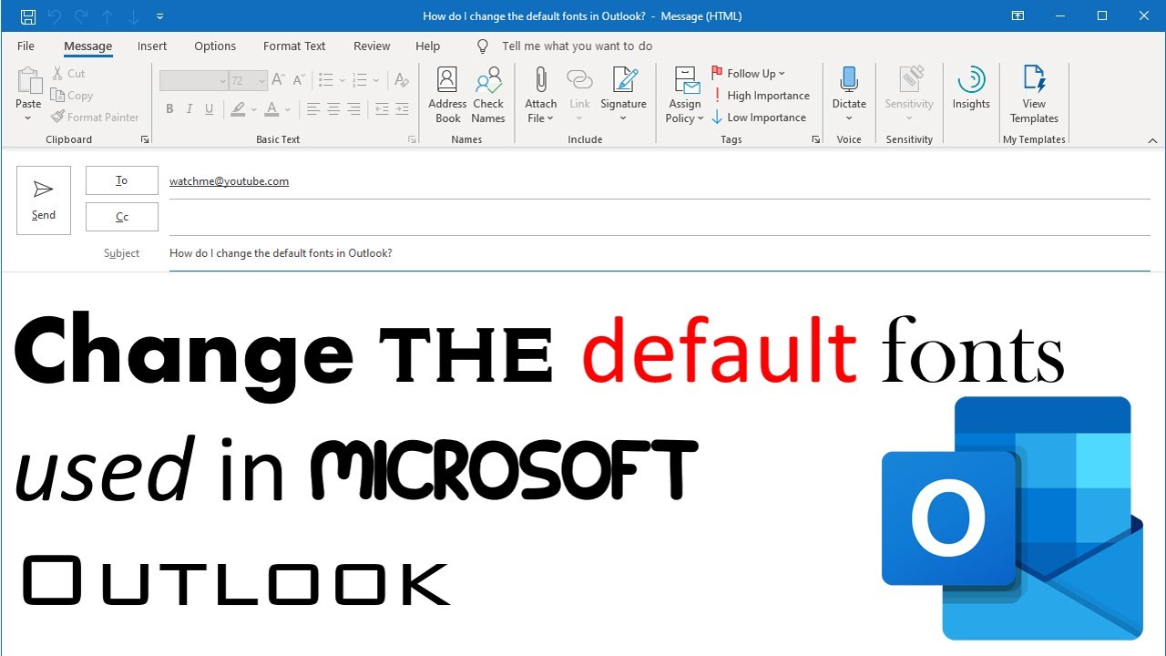 office 365 font size changes on reply messages