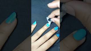 Sky Blue Glitter Nails 💙✨ | Easy Gradient Nail Art at Home | Beginner Friendly #nails #AnmolNailArt