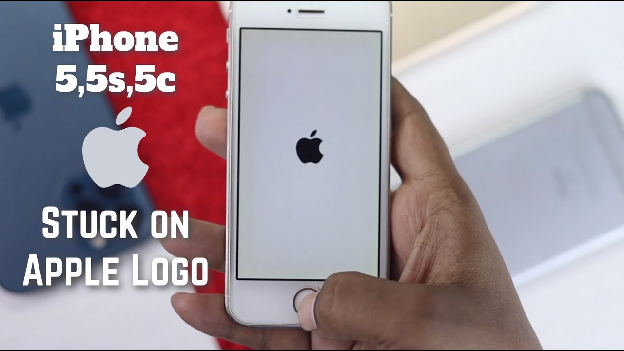 How to fix iPhone 5/5S/5C Stuck on Apple Logo Screen - YouTube