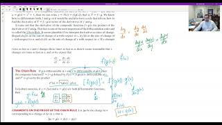 Recording #26 The Chain rule