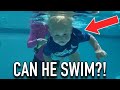 CAN the BABY SWIM?! POOL SAFETY!!