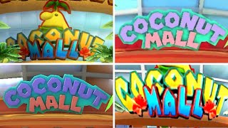 Evolution of Coconut Mall in Mario Kart