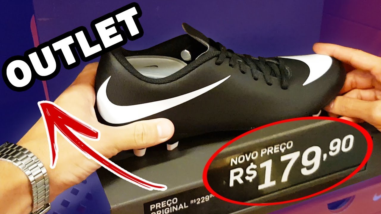 chuteiras outlet