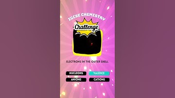 IGCSE Chemistry Challenge #igcse
