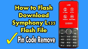 Symphony L135 Flash File Firmware
