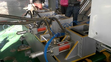 Full Automatic T Bar roll forming machine Test Video