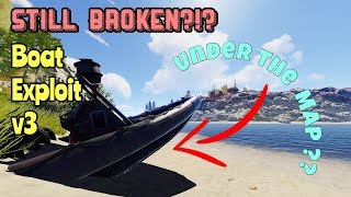 Rust - EXPLOITING under the MAP with BOATS v3  (After Patch)