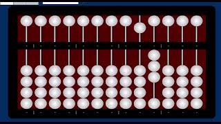 Solving 83-20.6 on the cranmer abacus