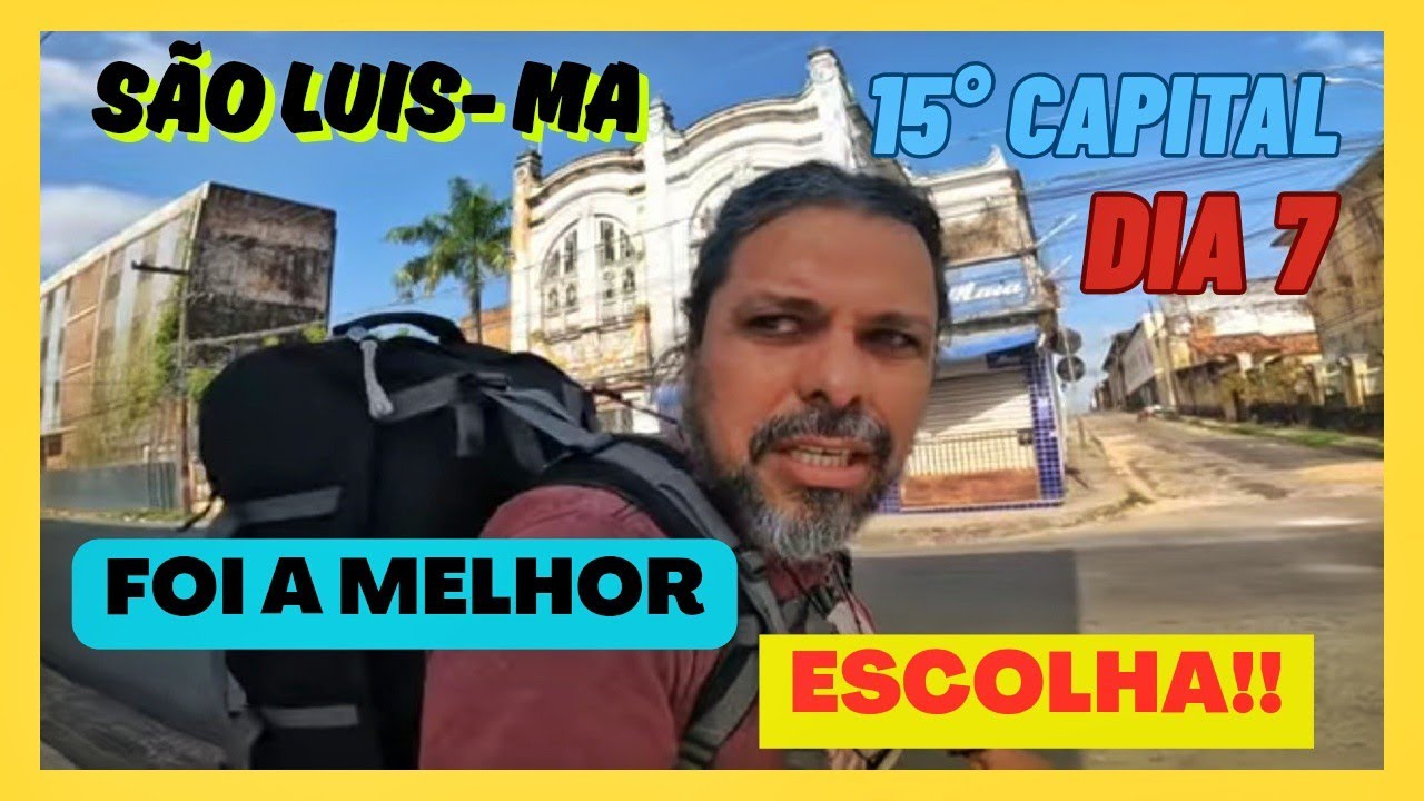 TIVE QUE IR EMBORA DE SÃO LUIS NO MARANHÃO!!