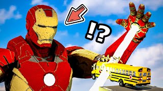 Cars vs Iron Man in Teardown