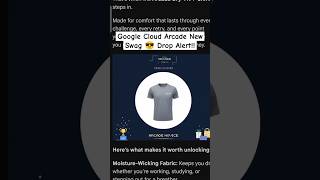 Google Arcade Dry-Fit T-Shirt | New Swag Drop | Novice & Trooper Swags Drop | Google Arcade 2025