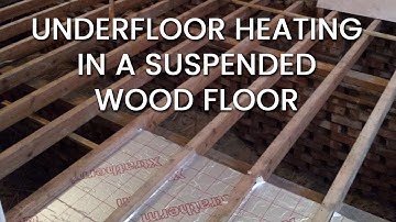Underfloor heating in a suspended wood floor | Insulation | Screed