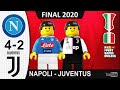 Finale Coppa Italia 2020 • Napoli vs Juventus 4-2 • Penalty Shootout Final 2020 • Lego Football Goal