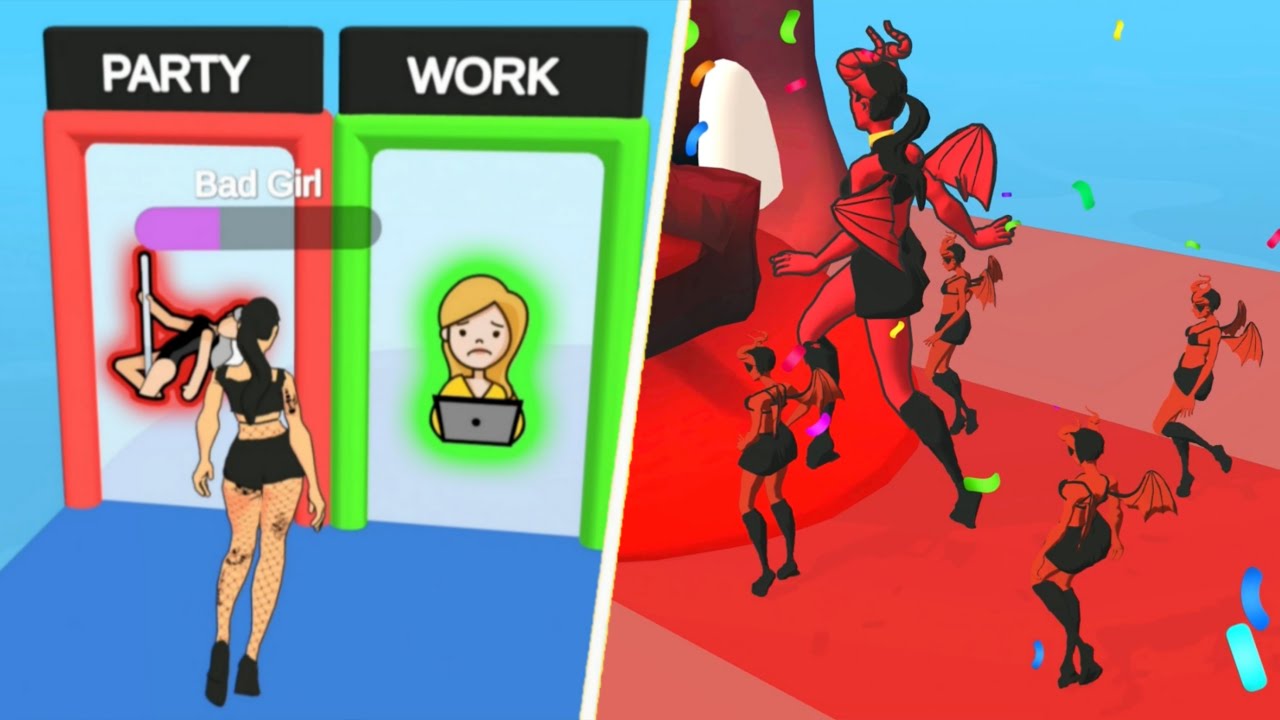 Bad Girl Run 👼❓😈 All Levels Gameplay Android, iOS BGR1GP20