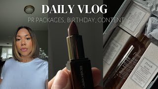 DAILY VLOG | I can&#39;t do it all, pr unboxing, it&#39;s my birthday, working out, etc. | Faceovermatter