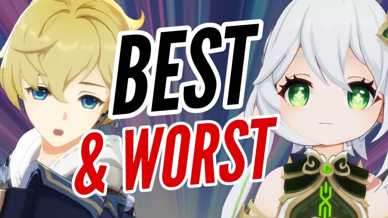 ranking-best-to-worst-sumeru-characters-genshin-impact-youtube